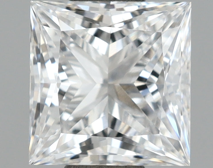 1.02 Carat Princess Shaped, Ideal Cut, D Color, VVS1 Clarity, IGI Certified Lab Grown Diamond