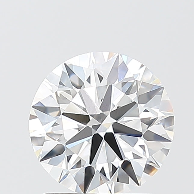 1.52 Carat Round Shaped, Ideal Cut, D Color, VVS2 Clarity, IGI Certified Lab Grown Diamond