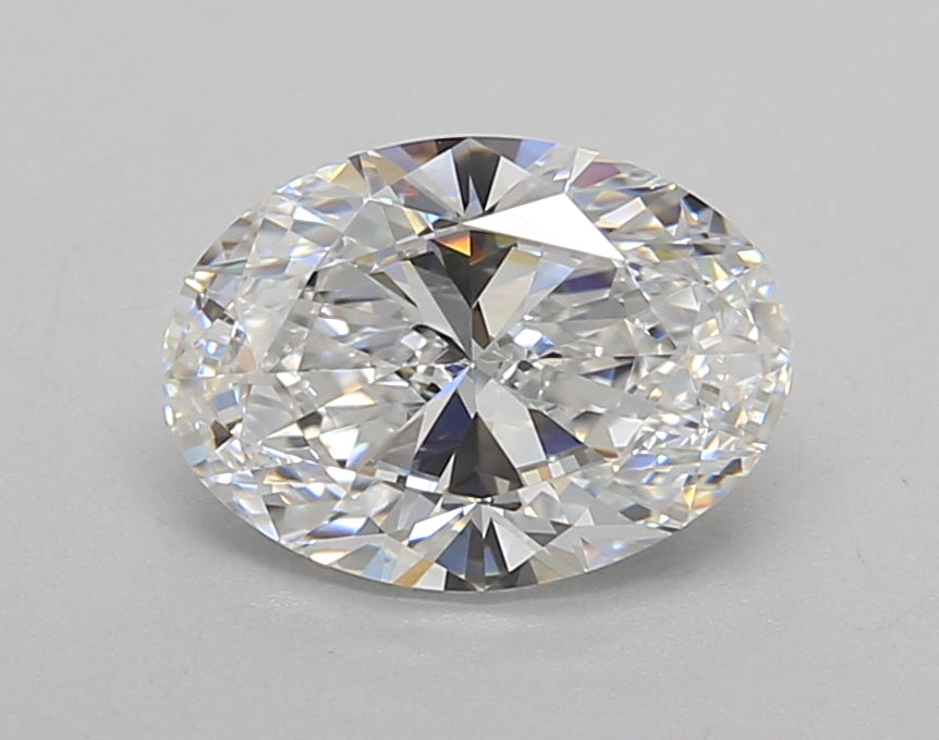 1.50 Carat Oval Shaped, Very Good Cut, D Color, VVS1 Clarity, IGI Certified Lab Grown Diamond