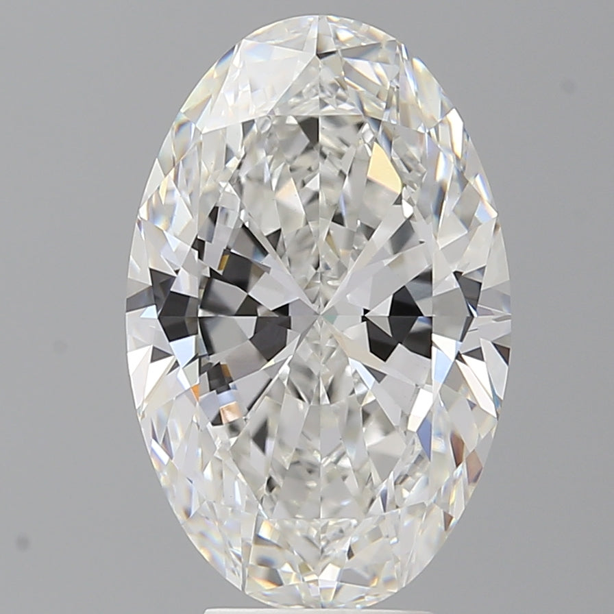 6.02 Carat Oval Shaped, Ideal Cut, F Color, VVS2 Clarity, IGI Certified Lab Grown Diamond