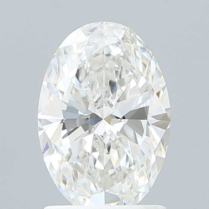 1.52 Carat Oval Shaped, Ideal Cut, F Color, VVS2 Clarity, IGI Certified Lab Grown Diamond