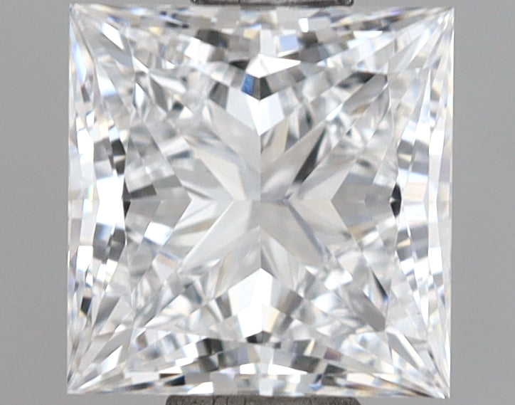 1.03 Carat Princess Shaped, Excellent Cut, D Color, VVS1 Clarity, IGI Certified Lab Grown Diamond