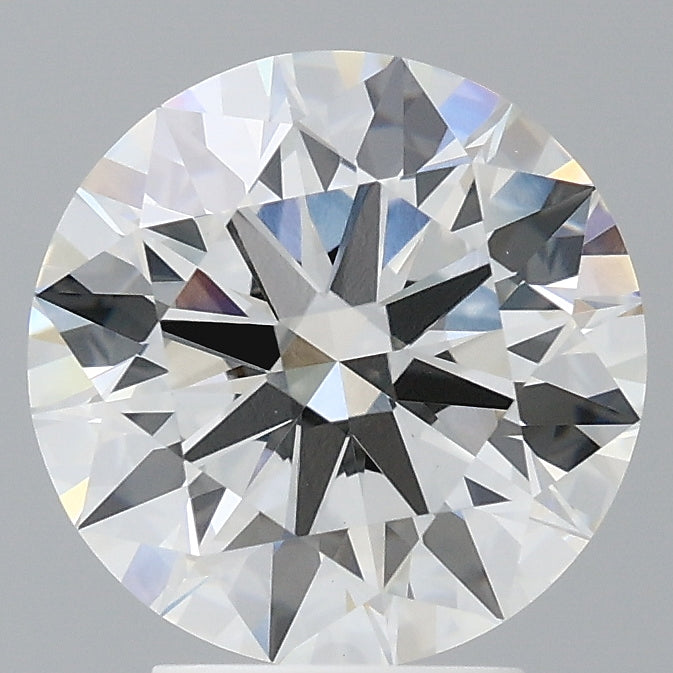 3.59 Carat Round Shaped, Ideal Cut, F Color, VVS2 Clarity, IGI Certified Lab Grown Diamond