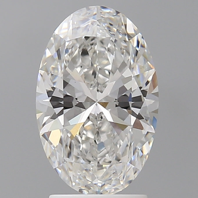 2.55 Carat Oval Shaped, Ideal Cut, E Color, VS1 Clarity, IGI Certified Lab Grown Diamond