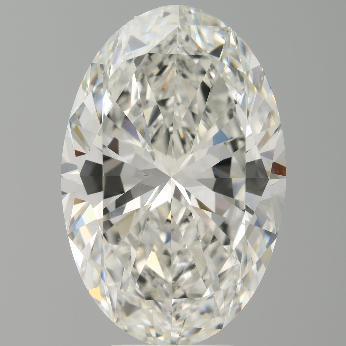 7.08 Carat Oval Shaped, Excellent Cut, F Color, VVS2 Clarity, IGI Certified Lab Grown Diamond