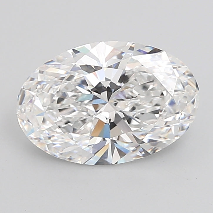 5.03 Carat Oval Shaped, Ideal Cut, D Color, VVS2 Clarity, IGI Certified Lab Grown Diamond