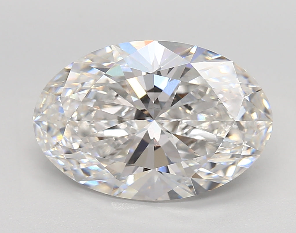 4.09 Carat Oval Shaped, Very Good Cut, E Color, VS1 Clarity, IGI Certified Lab Grown Diamond