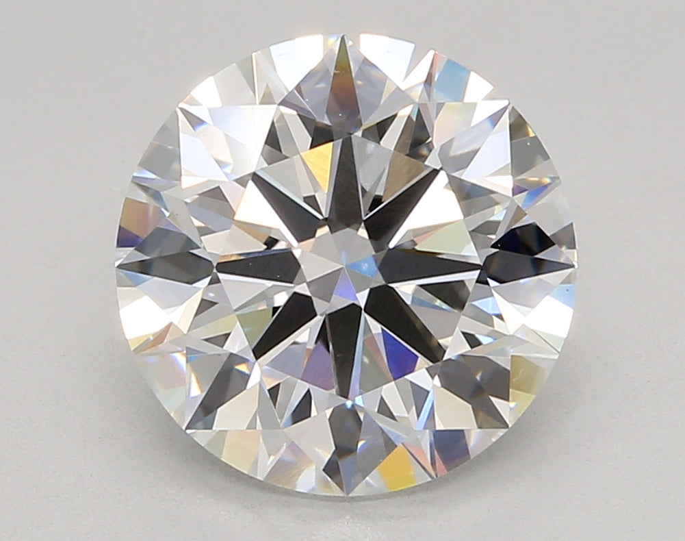 5.51 Carat Round Shaped, Ideal Cut, F Color, VVS2 Clarity, IGI Certified Lab Grown Diamond