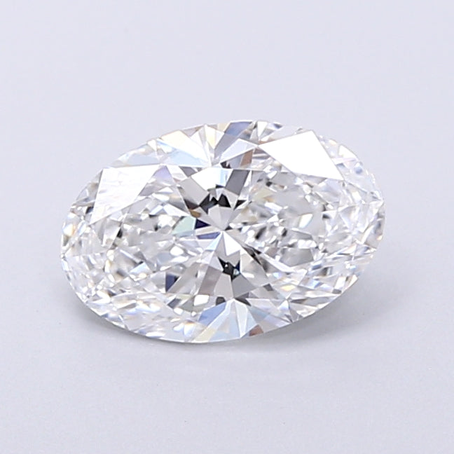 1.13 Carat Oval Shaped, Very Good Cut, D Color, VS1 Clarity, IGI Certified Lab Grown Diamond