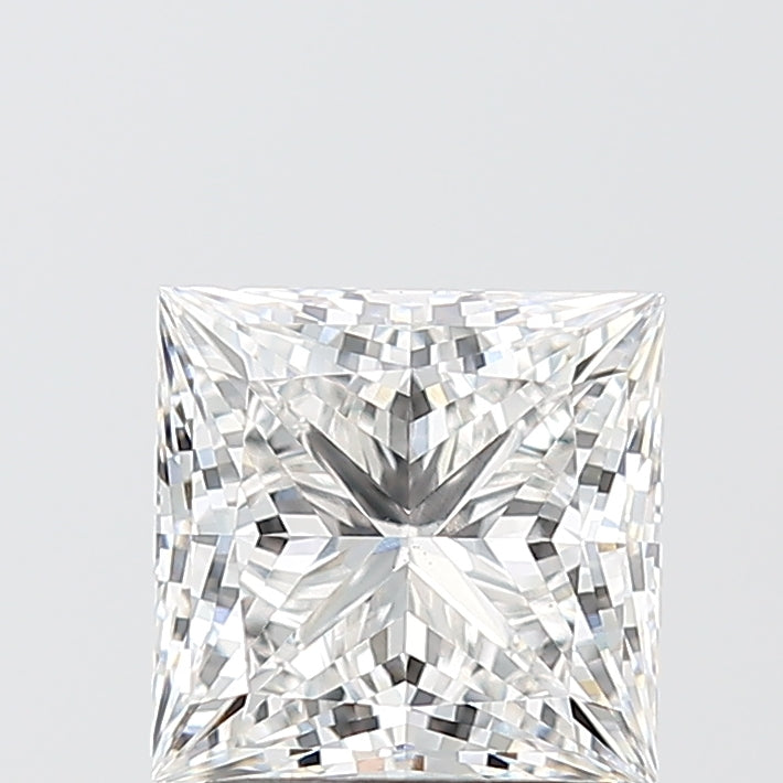 2.01 Carat Princess Shaped, Ideal Cut, E Color, VS1 Clarity, IGI Certified Lab Grown Diamond