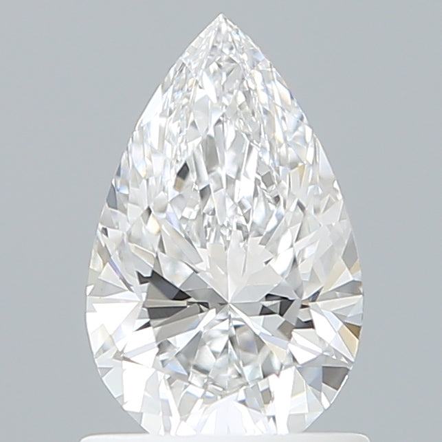 1.02 Carat Pear Shaped, Ideal Cut, D Color, VVS2 Clarity, IGI Certified Lab Grown Diamond
