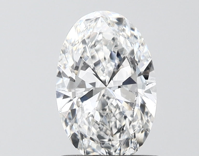 1.10 Carat Oval Shaped, Ideal Cut, E Color, VVS2 Clarity, IGI Certified Lab Grown Diamond