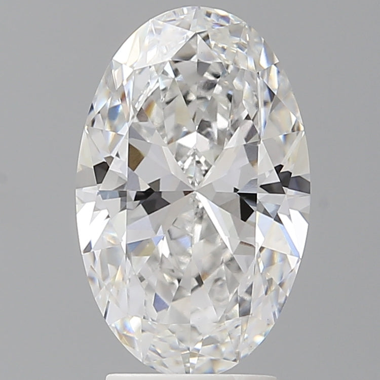3.09 Carat Oval Shaped, Ideal Cut, E Color, VS1 Clarity, IGI Certified Lab Grown Diamond