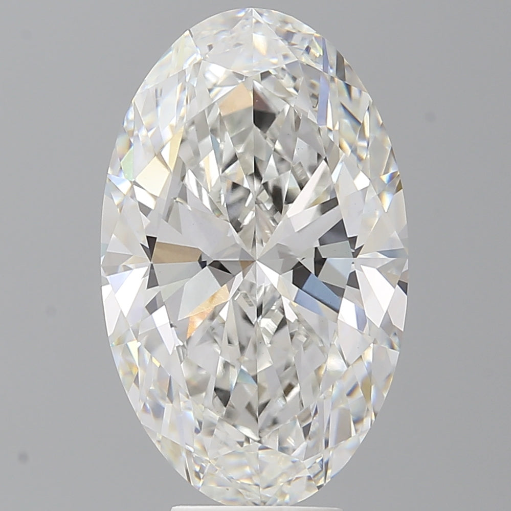 7.59 Carat Oval Shaped, Excellent Cut, E Color, VVS2 Clarity, IGI Certified Lab Grown Diamond