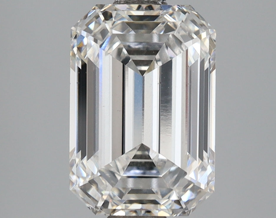 3.02 Carat Emerald Shaped, Ideal Cut, D Color, VS1 Clarity, IGI Certified Lab Grown Diamond