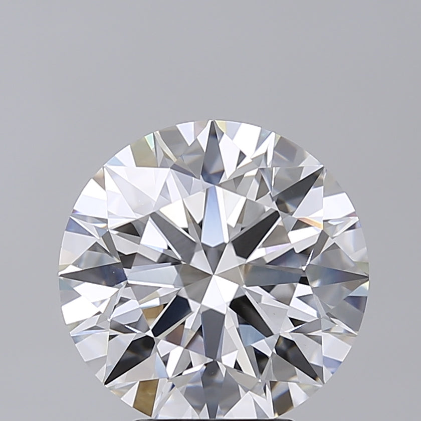 5.02 Carat Round Shaped, Ideal Cut, E Color, VVS2 Clarity, IGI Certified Lab Grown Diamond