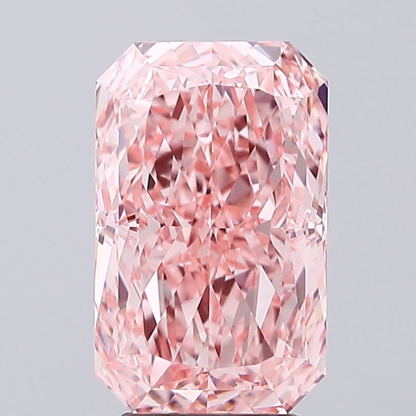 3.81 Carat Radiant Shaped, Excellent Cut, VVS2 Clarity, IGI Certified Lab Grown Diamond