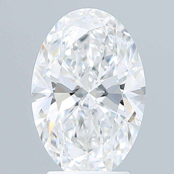 3.10 Carat Oval Shaped, Ideal Cut, D Color, VVS2 Clarity, IGI Certified Lab Grown Diamond