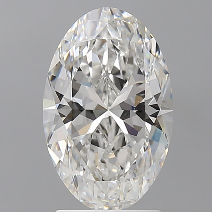 2.54 Carat Oval Shaped, Ideal Cut, E Color, VVS2 Clarity, IGI Certified Lab Grown Diamond