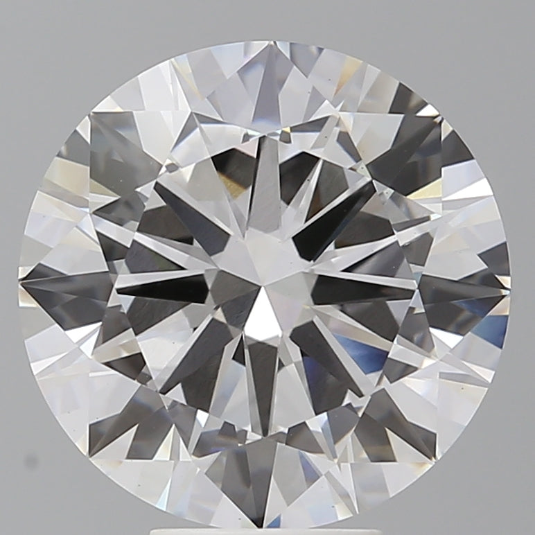 7.04 Carat Round Shaped, Excellent Cut, E Color, VVS2 Clarity, IGI Certified Lab Grown Diamond