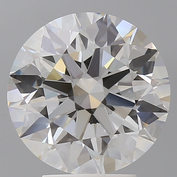 4.09 Carat Round Shaped, Ideal Cut, E Color, VVS2 Clarity, IGI Certified Lab Grown Diamond