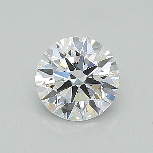 0.55 Carat Round Shaped, Ideal Cut, D Color, VVS2 Clarity, IGI Certified Lab Grown Diamond
