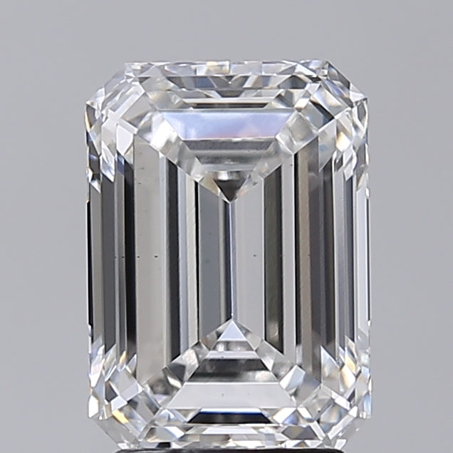 3.02 Carat Emerald Shaped, Excellent Cut, E Color, VS1 Clarity, IGI Certified Lab Grown Diamond