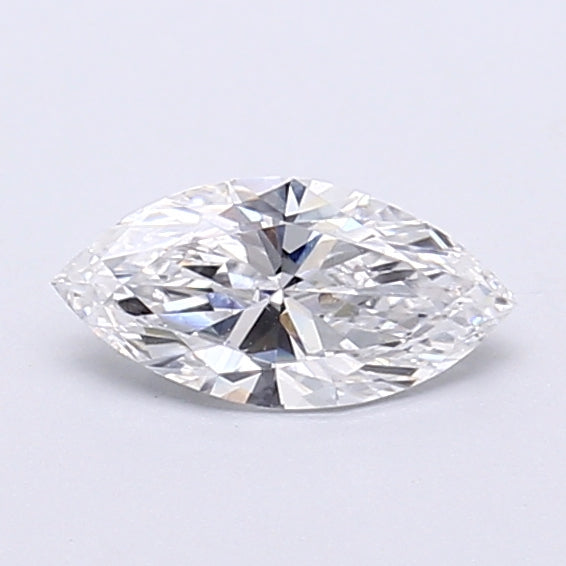 0.40 Carat Marquise Shaped, Very Good Cut, D Color, VVS1 Clarity, IGI Certified Lab Grown Diamond