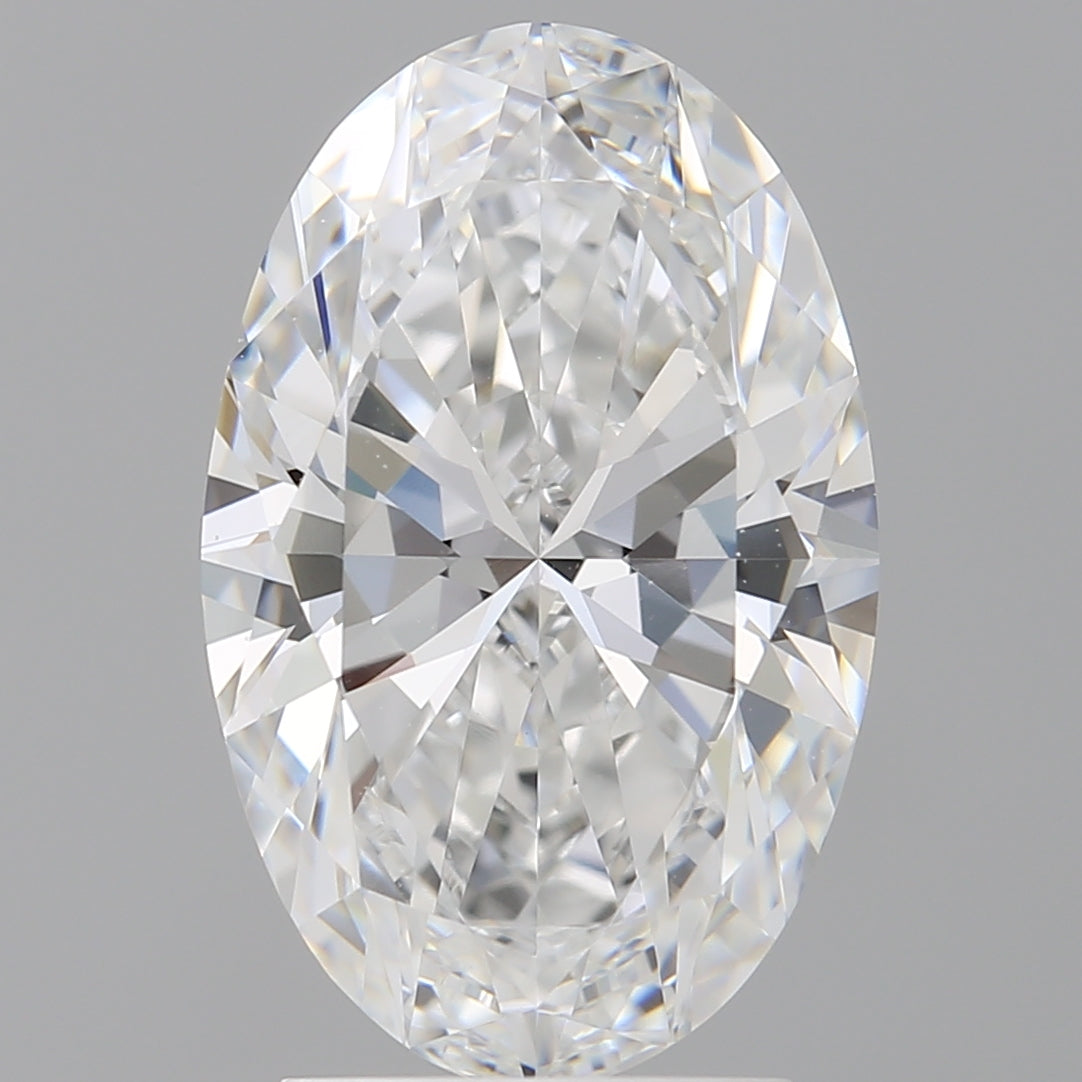 3.08 Carat Oval Shaped, Ideal Cut, E Color, VVS1 Clarity, IGI Certified Lab Grown Diamond