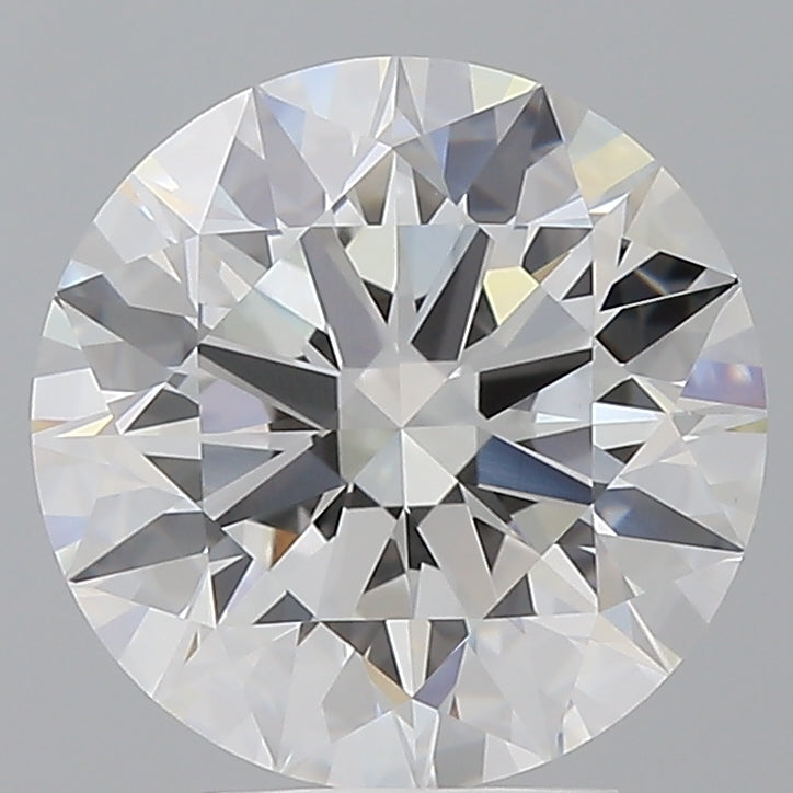 4.04 Carat Round Shaped, Ideal Cut, E Color, VVS2 Clarity, IGI Certified Lab Grown Diamond