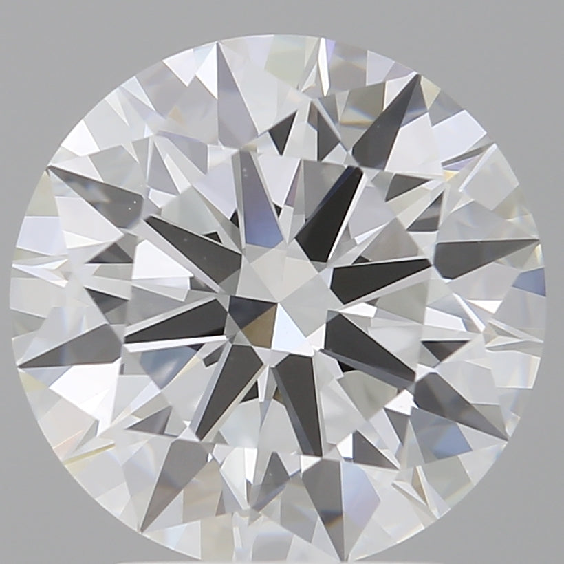 3.07 Carat Round Shaped, Ideal Cut, E Color, VVS2 Clarity, IGI Certified Lab Grown Diamond