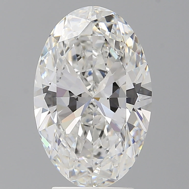 3.54 Carat Oval Shaped, Ideal Cut, E Color, VS1 Clarity, IGI Certified Lab Grown Diamond