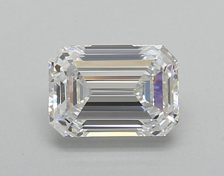 1.00 Carat Emerald Shaped, Very Good Cut, D Color, VVS1 Clarity, IGI Certified Lab Grown Diamond