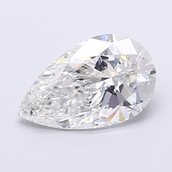2.13 Carat Pear Shaped, Very Good Cut, E Color, VVS2 Clarity, IGI Certified Lab Grown Diamond