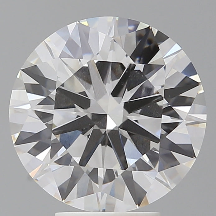 5.05 Carat Round Shaped, Ideal Cut, F Color, VVS2 Clarity, IGI Certified Lab Grown Diamond