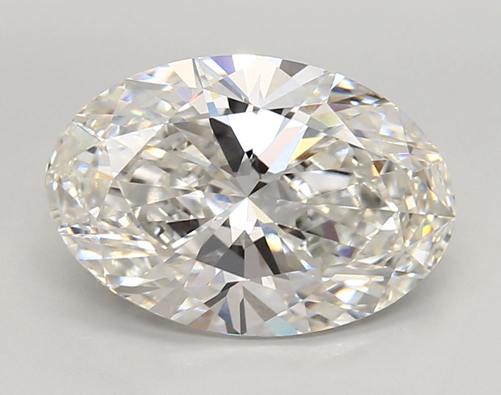 4.29 Carat Oval Shaped, Very Good Cut, F Color, VVS2 Clarity, IGI Certified Lab Grown Diamond