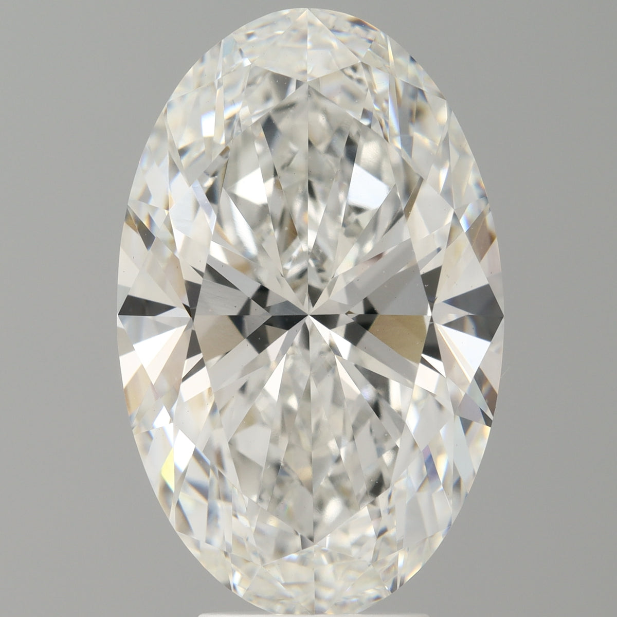 6.08 Carat Oval Shaped, Ideal Cut, E Color, VVS2 Clarity, IGI Certified Lab Grown Diamond