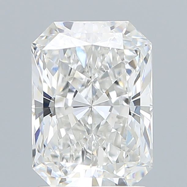 2.09 Carat Radiant Shaped, Ideal Cut, E Color, VVS2 Clarity, IGI Certified Lab Grown Diamond