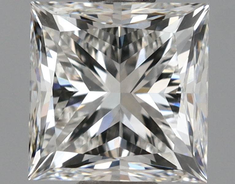 1.38 Carat Princess Shaped, Excellent Cut, G Color, VVS2 Clarity, IGI Certified Lab Grown Diamond