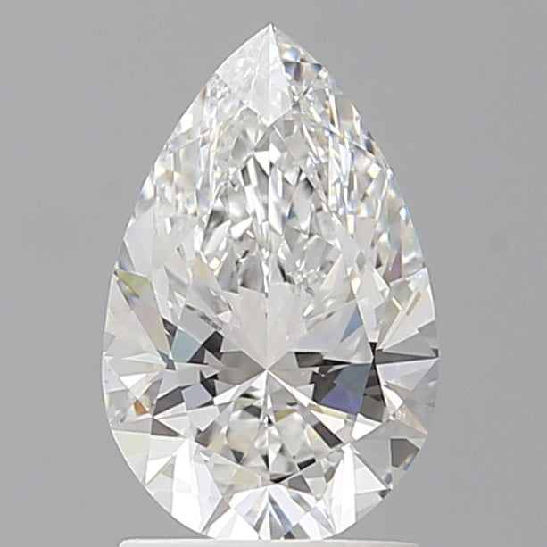 1.60 Carat Pear Shaped, Ideal Cut, E Color, VVS2 Clarity, IGI Certified Lab Grown Diamond