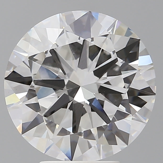 5.06 Carat Round Shaped, Excellent Cut, F Color, VVS2 Clarity, IGI Certified Lab Grown Diamond