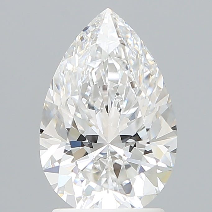 2.24 Carat Pear Shaped, Excellent Cut, D Color, VVS2 Clarity, IGI Certified Lab Grown Diamond