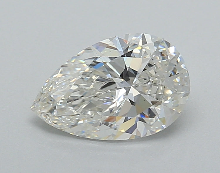 1.02 Carat Pear Shaped, Very Good Cut, G Color, VVS2 Clarity, IGI Certified Lab Grown Diamond