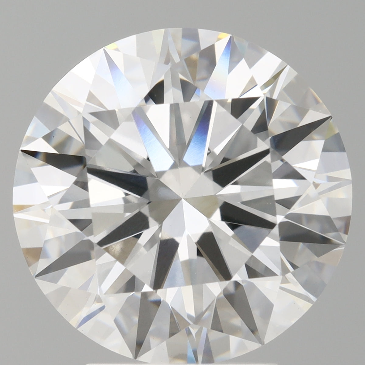 4.10 Carat Round Shaped, Ideal Cut, E Color, VVS2 Clarity, IGI Certified Lab Grown Diamond