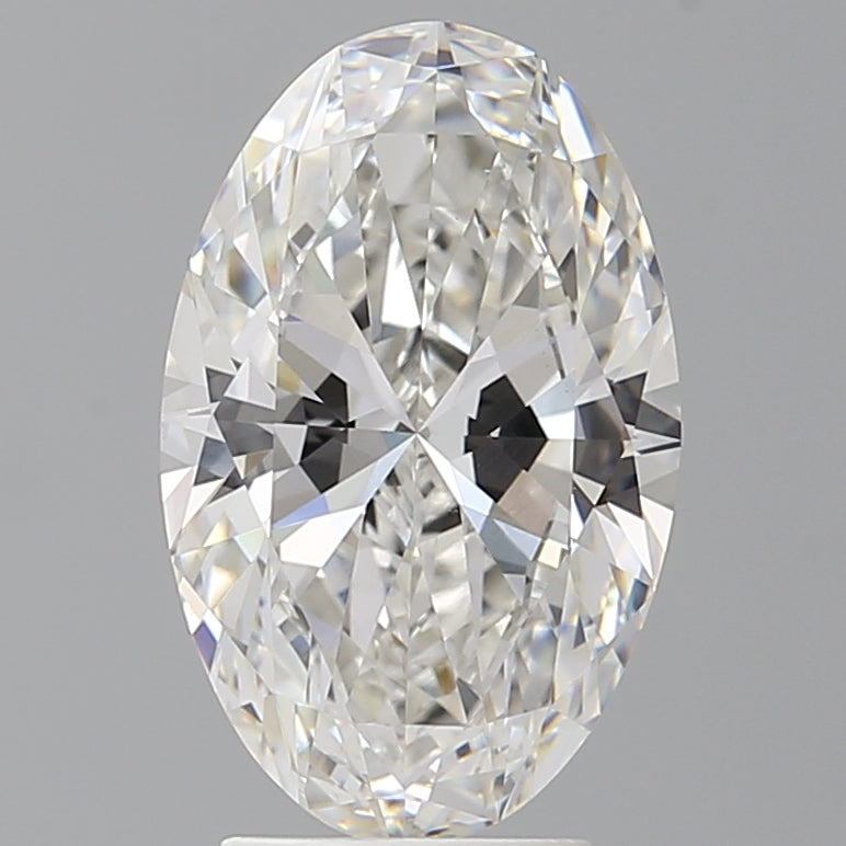 3.55 Carat Oval Shaped, Ideal Cut, E Color, VVS2 Clarity, IGI Certified Lab Grown Diamond