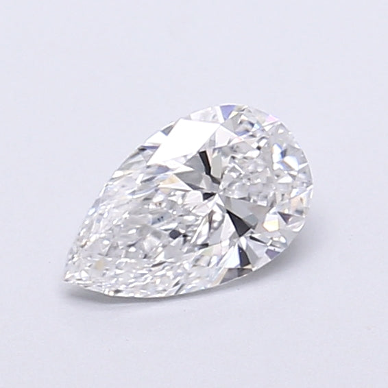 0.44 Carat Pear Shaped, Very Good Cut, D Color, VS2 Clarity, IGI Certified Lab Grown Diamond