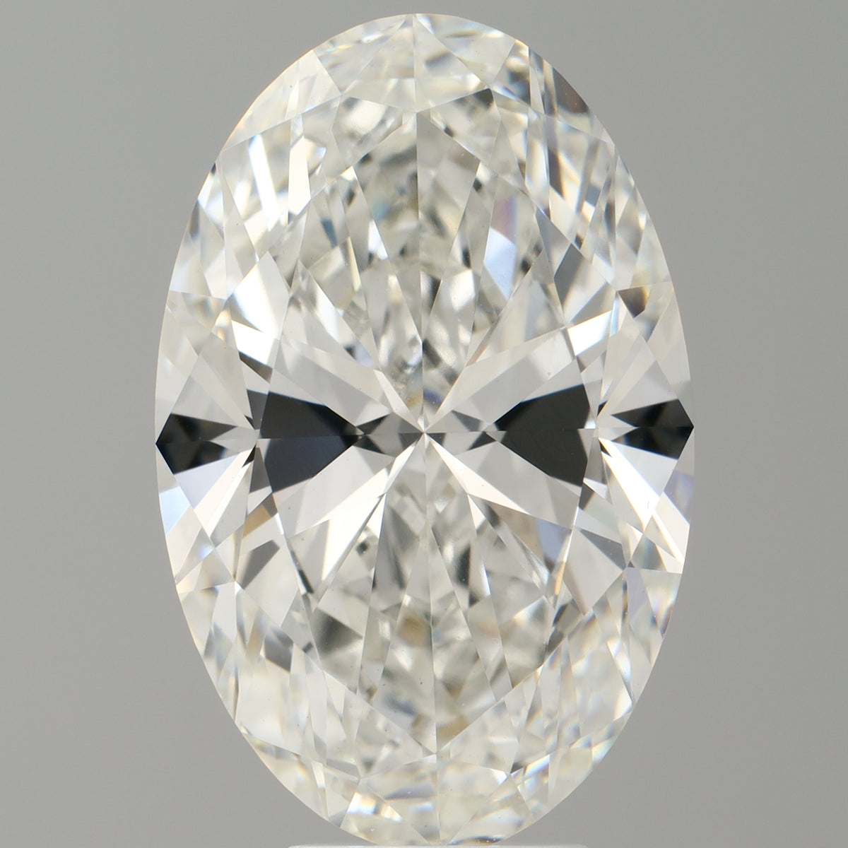 7.06 Carat Oval Shaped, Ideal Cut, F Color, VVS2 Clarity, IGI Certified Lab Grown Diamond