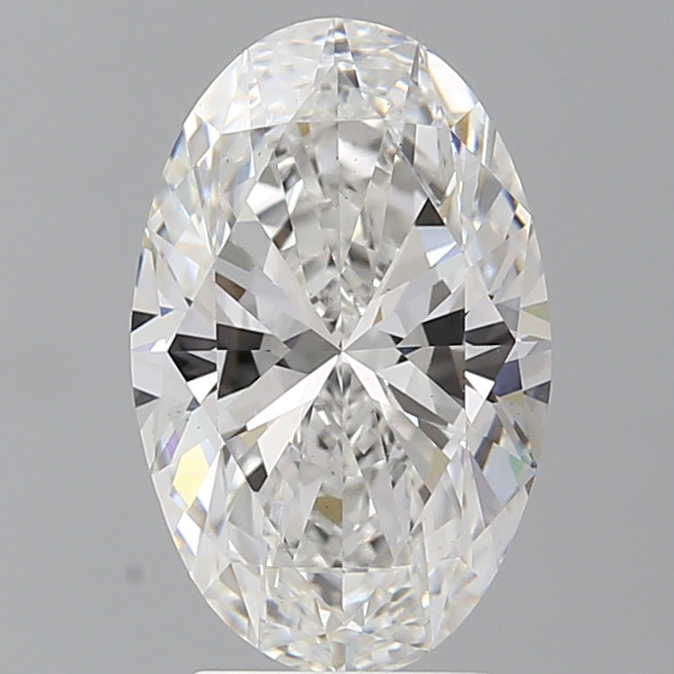3.52 Carat Oval Shaped, Ideal Cut, E Color, VS1 Clarity, IGI Certified Lab Grown Diamond