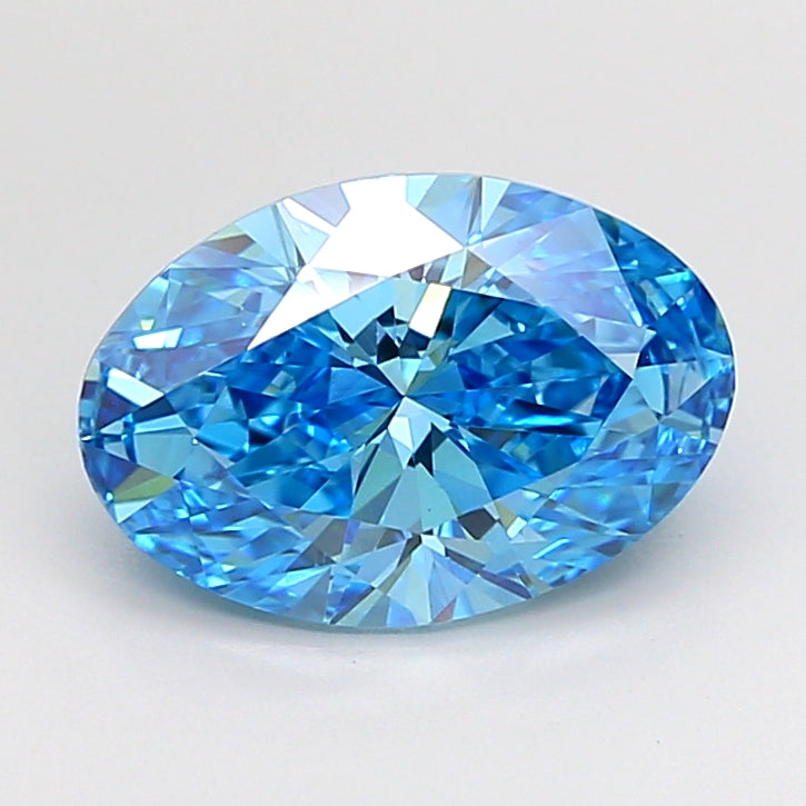 2.46 Carat Oval Shaped, Ideal Cut, VS1 Clarity, IGI Certified Lab Grown Diamond