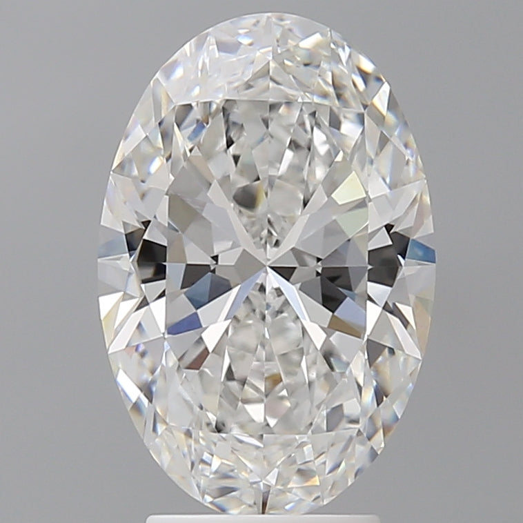 3.60 Carat Oval Shaped, Ideal Cut, E Color, VVS2 Clarity, IGI Certified Lab Grown Diamond